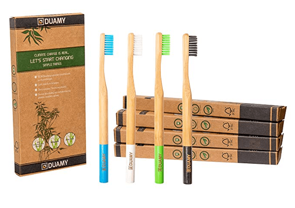 Cepillos de dientes de bambú